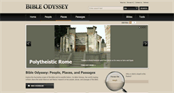 Desktop Screenshot of bibleodyssey.net