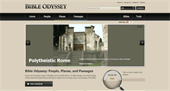 Desktop Screenshot of bibleodyssey.com